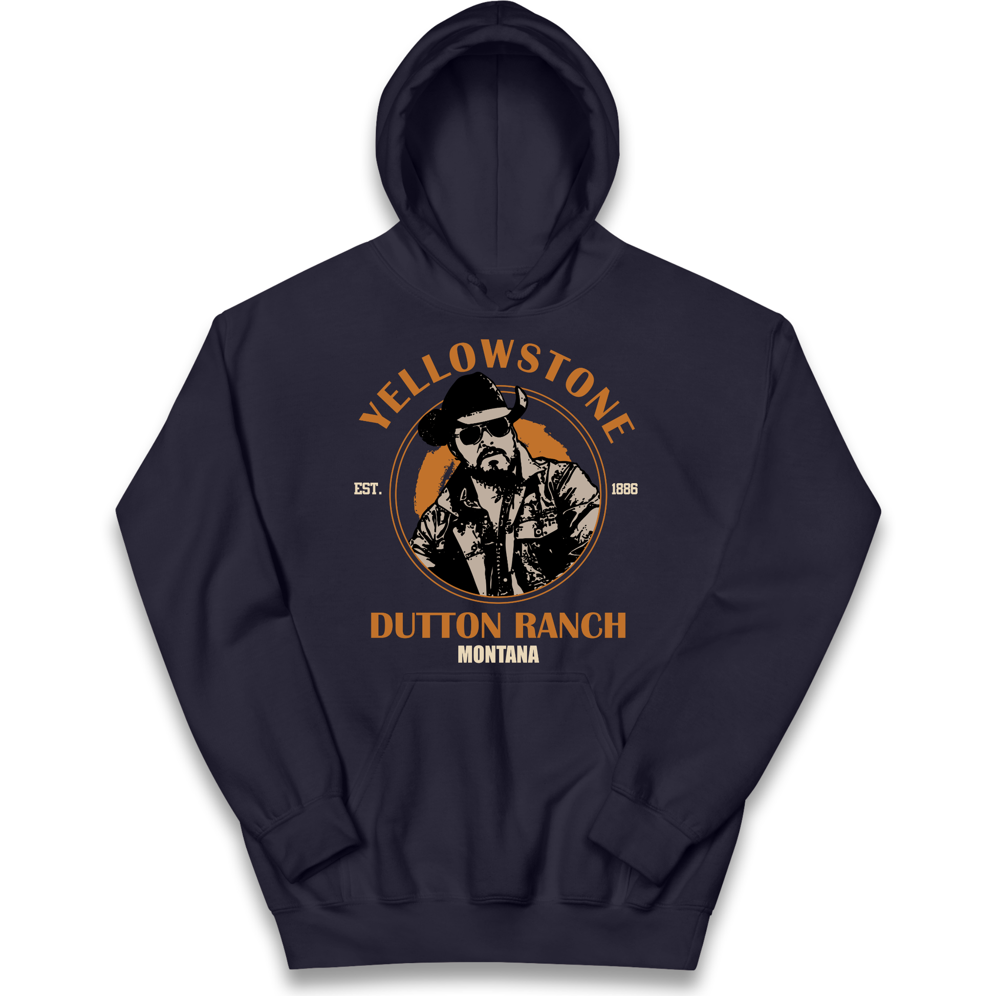 Yellowstone Dutton Ranch Montana Kids Hoodie