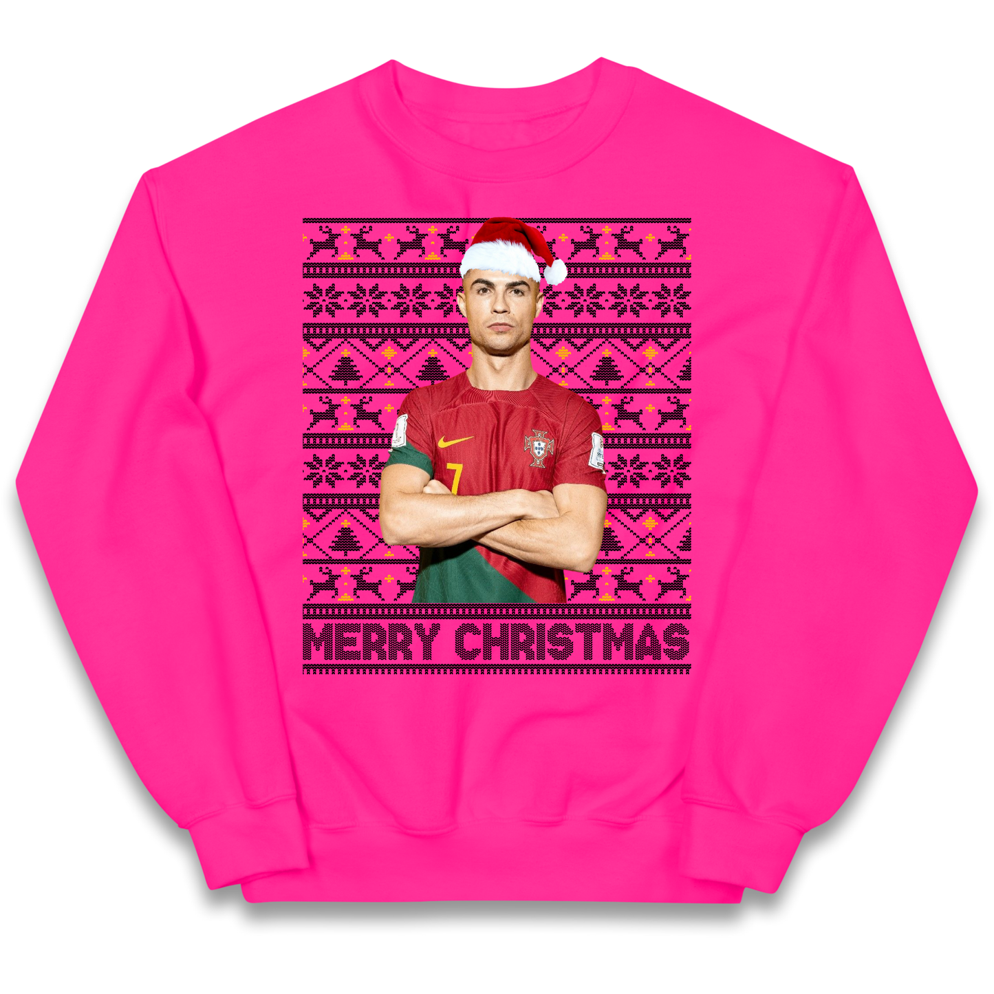 Merry Christmas Ronaldo kids sweatshirt