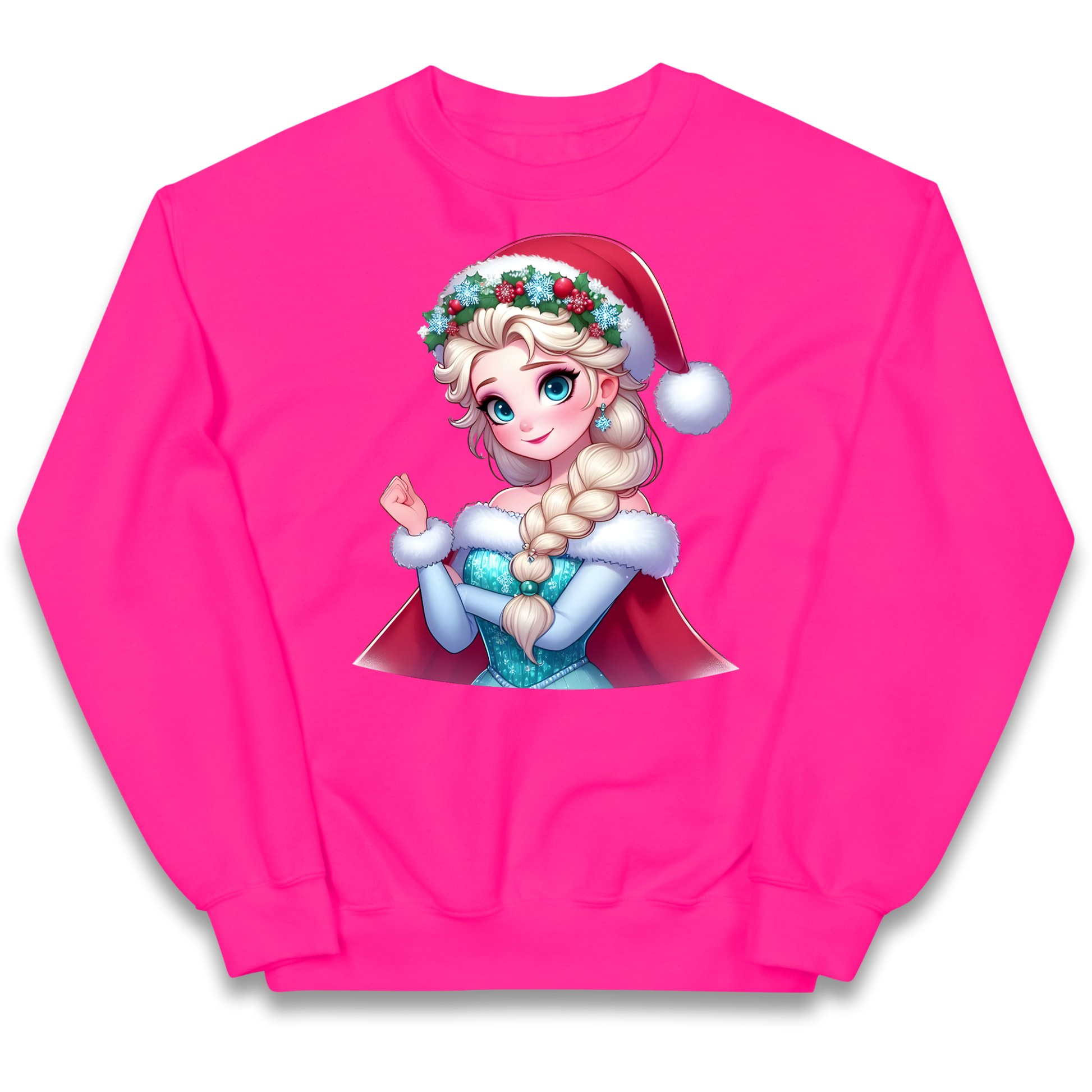 Elsa Frozen Santa kids sweatshirt