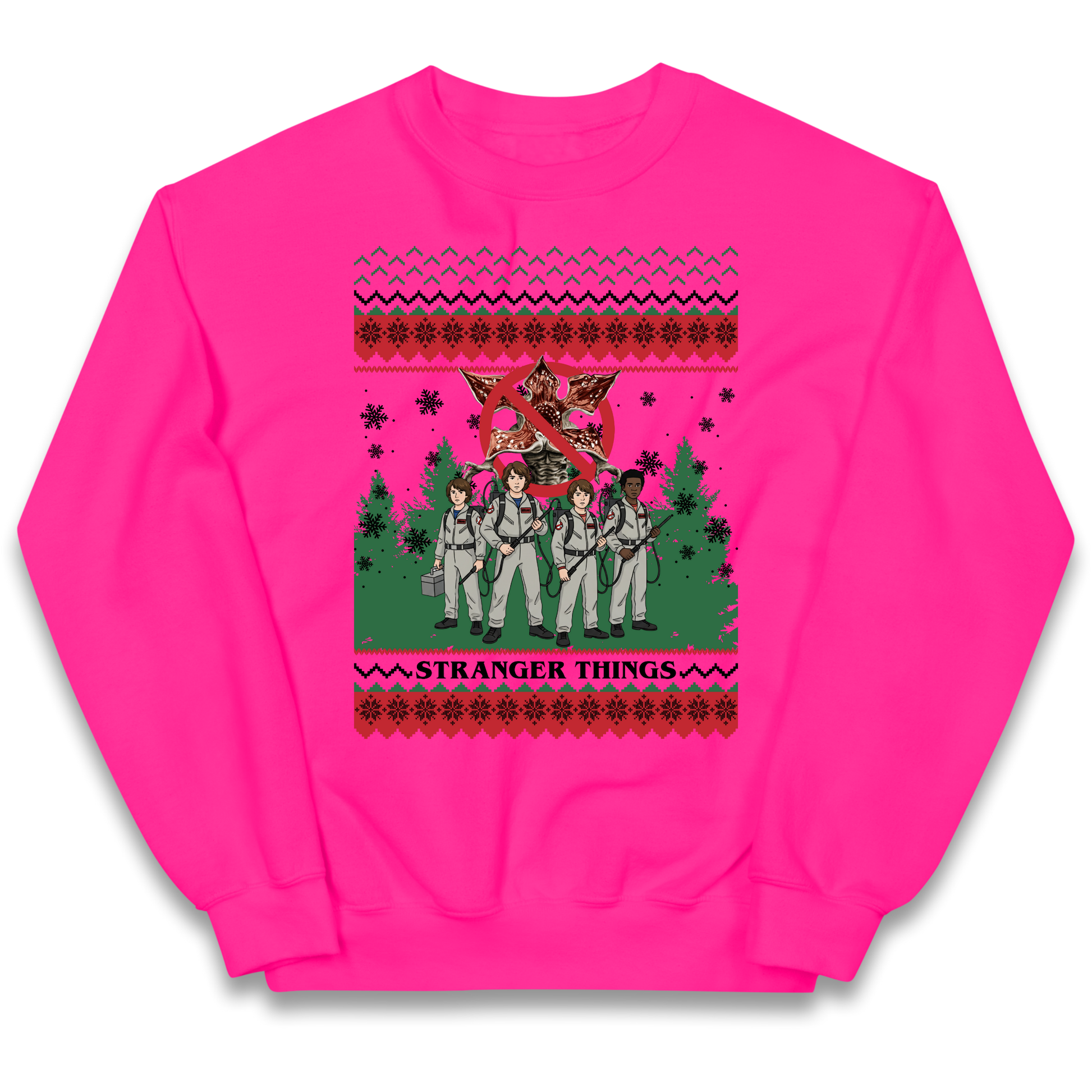 Stranger Things Demogorgon Christmas Kids Jumper