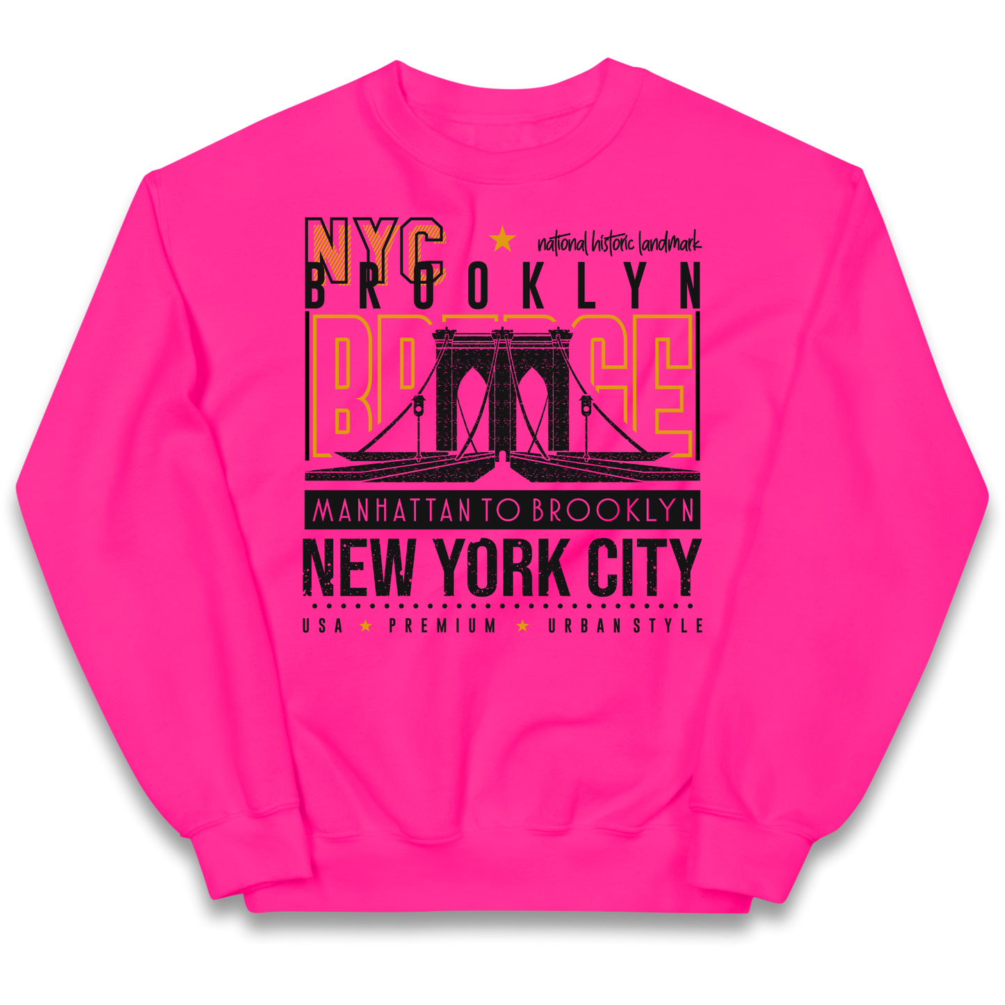 NYC Brooklyn Bridge kids sweatshirt