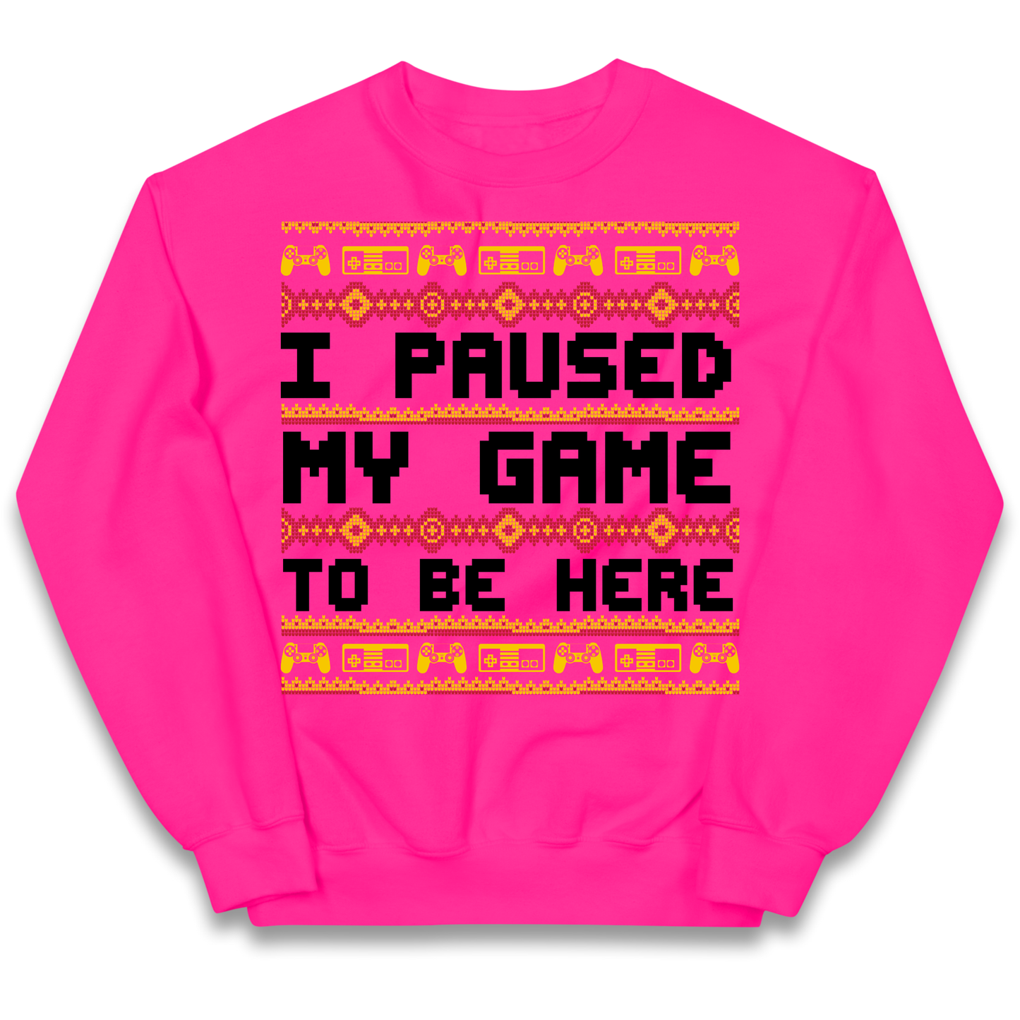Paused My Game Kids Sweatshirt