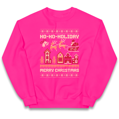 Have Yourself a HO HO HOLIDAY Christmas kids sweatshirt