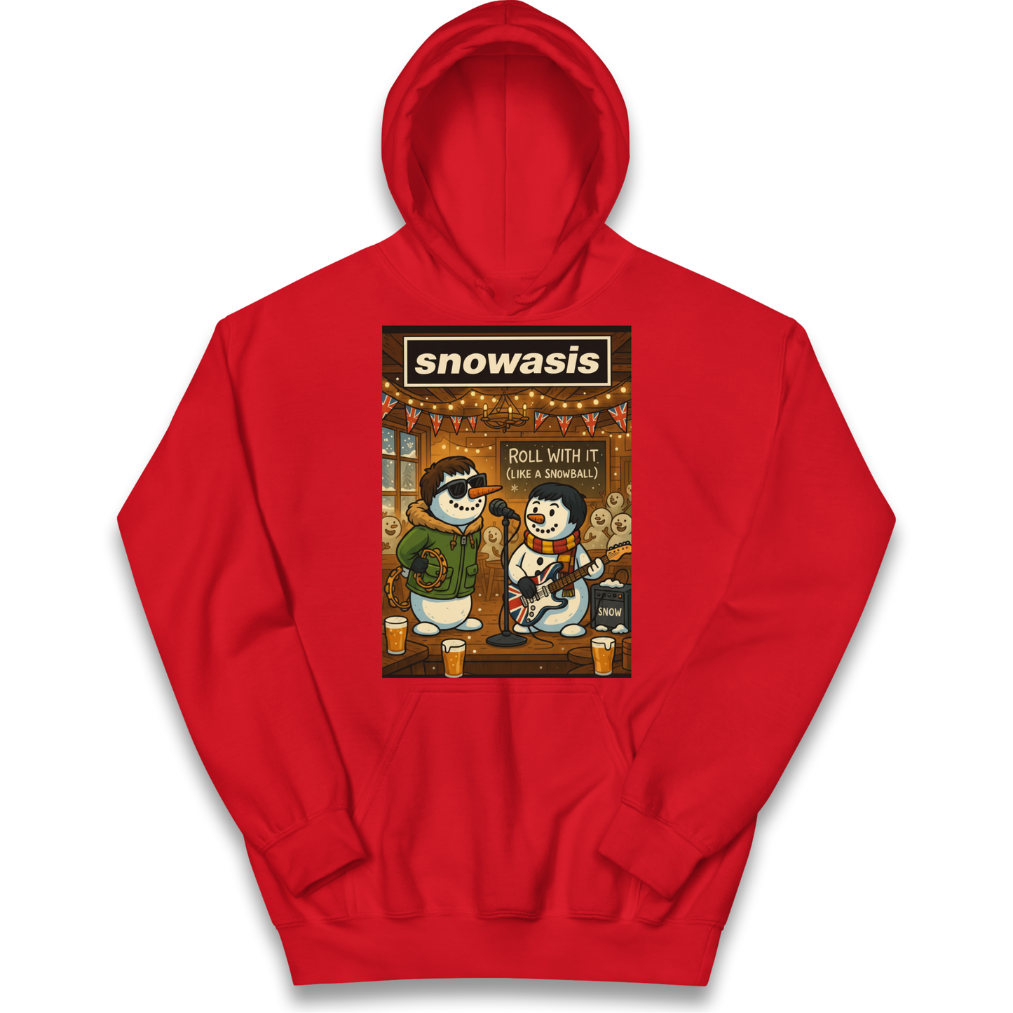 Snowasis Roll Christmas Kids Hoodie
