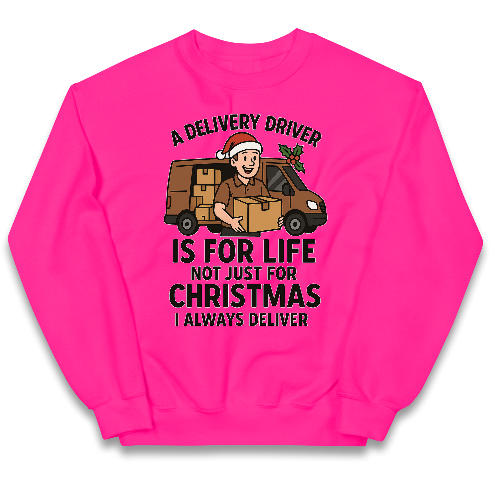 Delivery Driver Christmas Kids Jumper