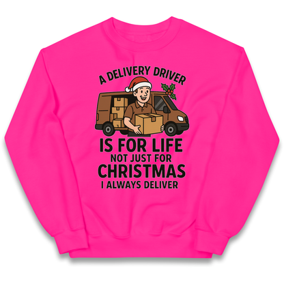 Delivery Driver Christmas Kids Jumper