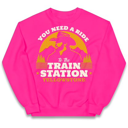 You Need A Ride To The Train Station kids sweatshirt