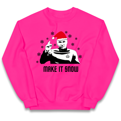 Make It Snow kids sweatshirt