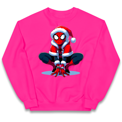Spiderman Santa kids sweatshirt
