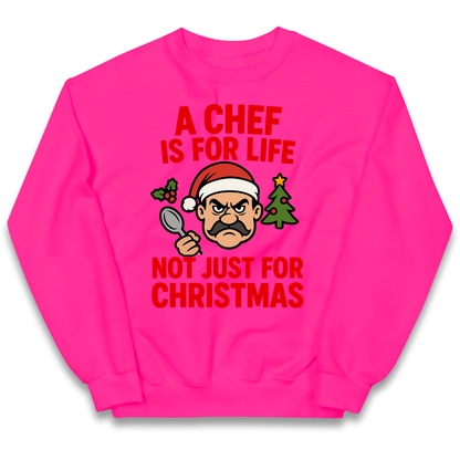 Chef Christmas Kids Jumper