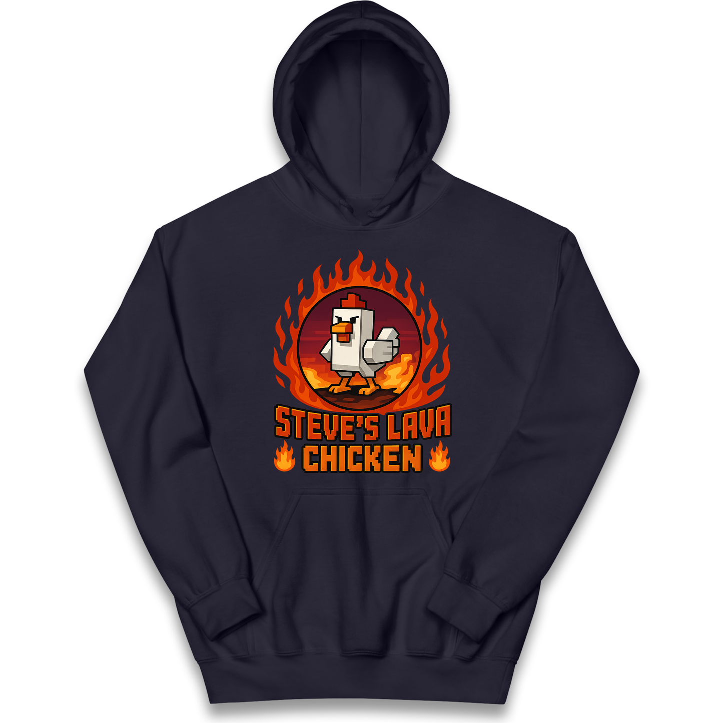 Steve's Lava Chicken Kids Hoodie