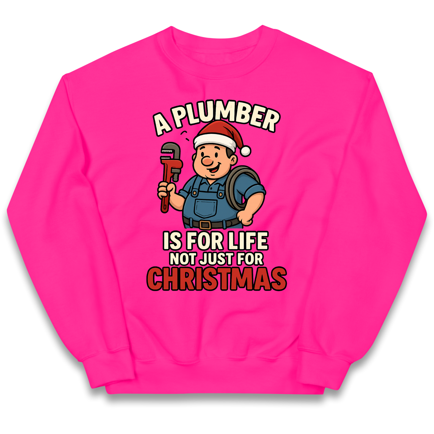 Plumber Christmas Kids Jumper