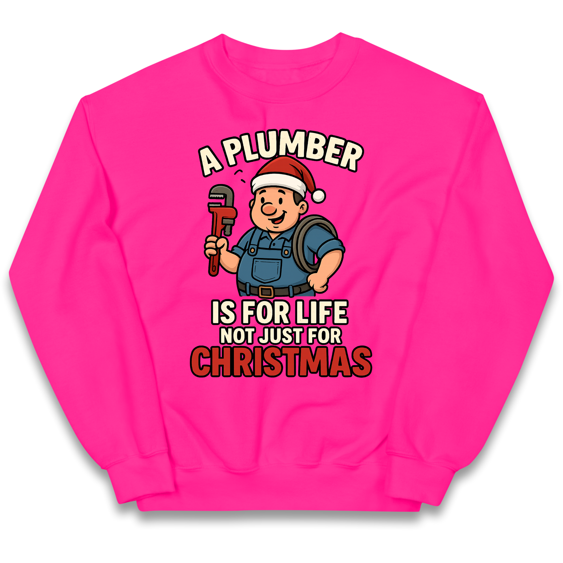 Plumber Christmas Kids Jumper