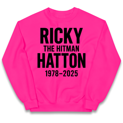 Ricky The Hitman Hatton 1978 2025 kids sweatshirt