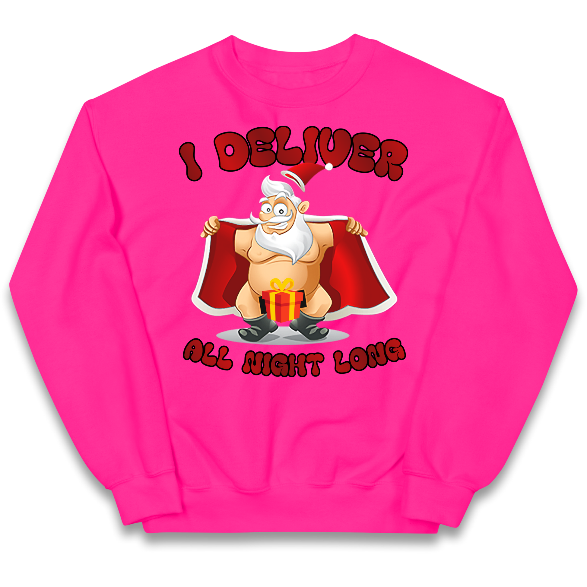 Santa Claus I Deliver All Night Long Christmas kids sweatshirt