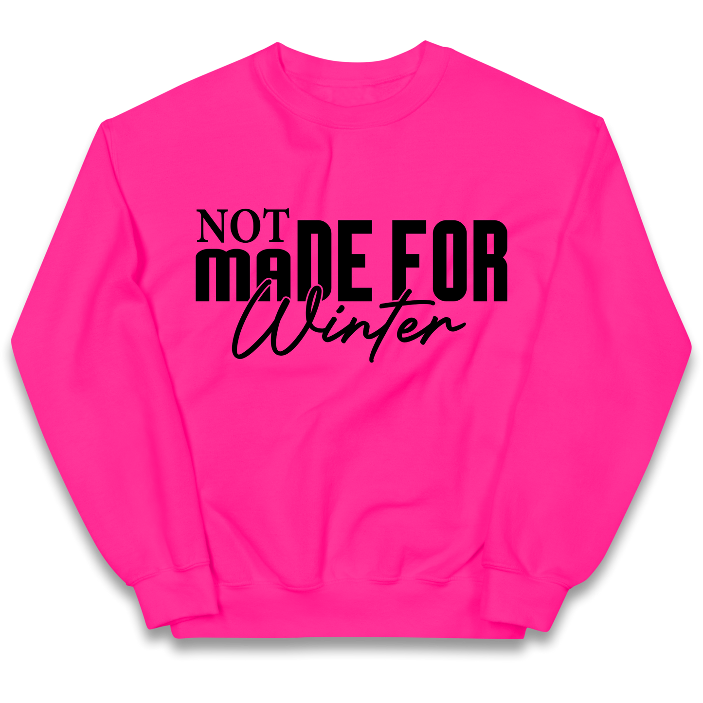 Not Made For Winter Christmas kids sweatshirt