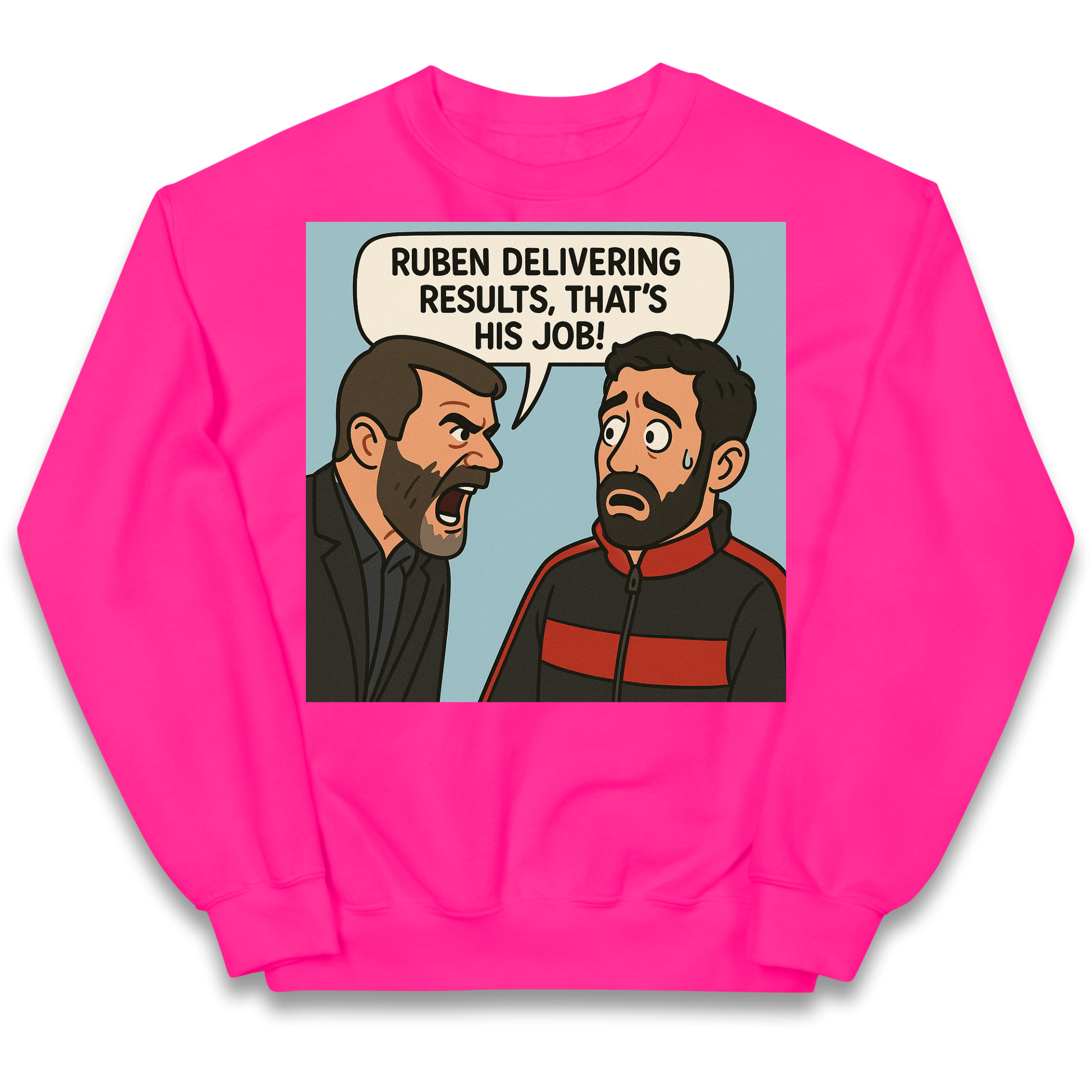 Ruben Delivering Results That's His Job kids sweatshirt