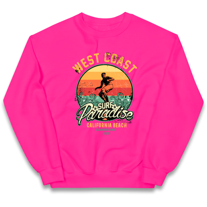 West Coast Surf Paradise kids sweatshirt