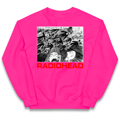Radiohead We Are Not Screaming kids sweatshirt