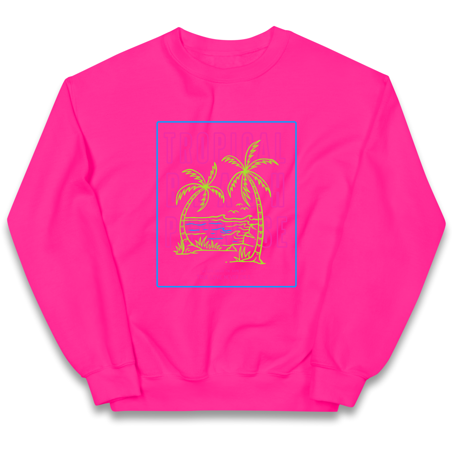 Tropical Beach Paradise kids sweatshirt