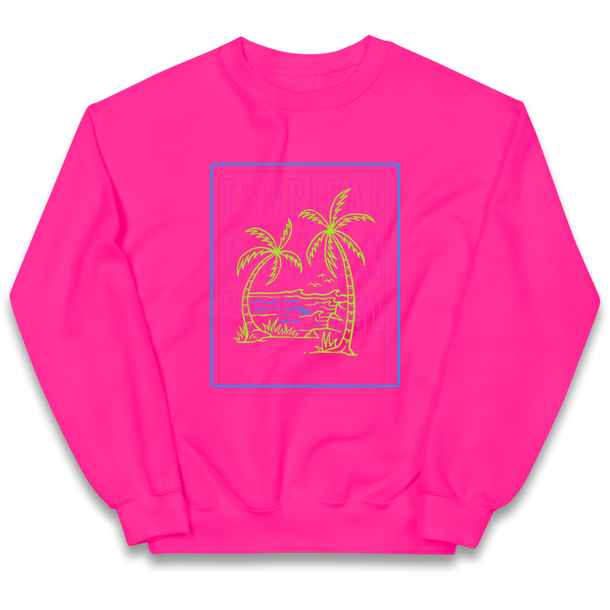 Tropical Beach Paradise kids sweatshirt