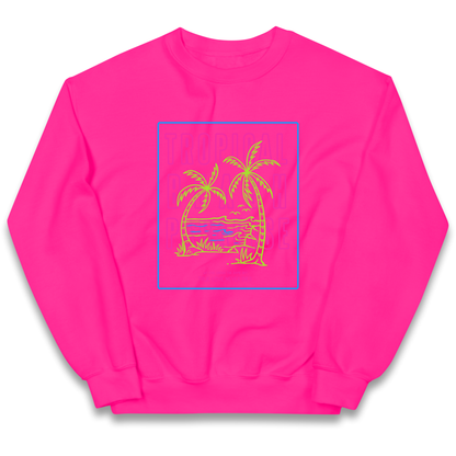 Tropical Beach Paradise kids sweatshirt