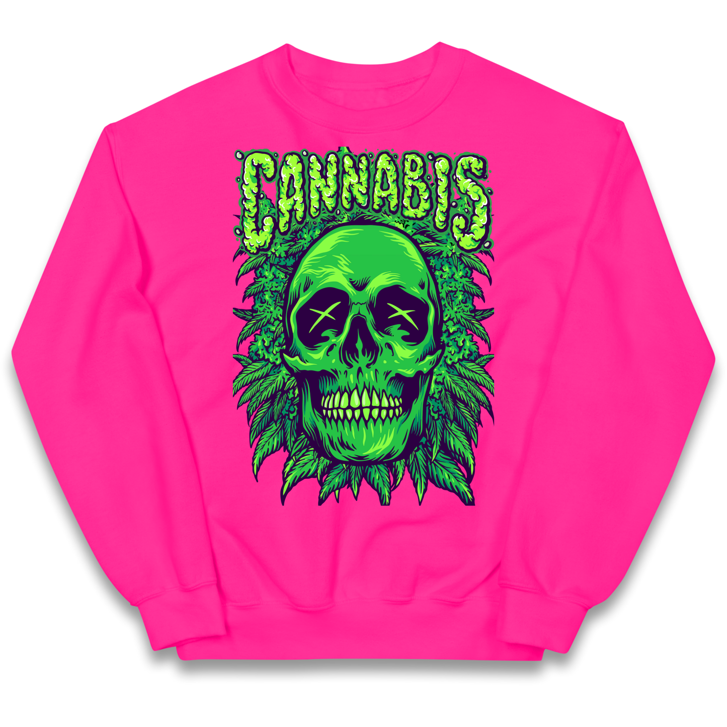 Cannabis Skull kids sweatshirt
