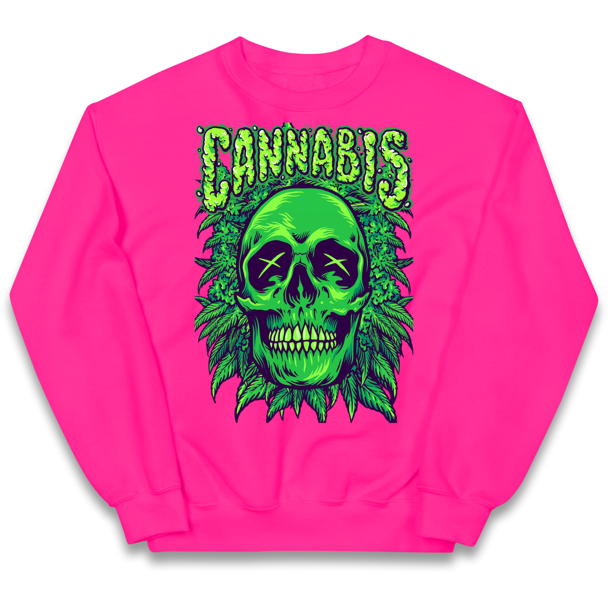 Cannabis Skull kids sweatshirt