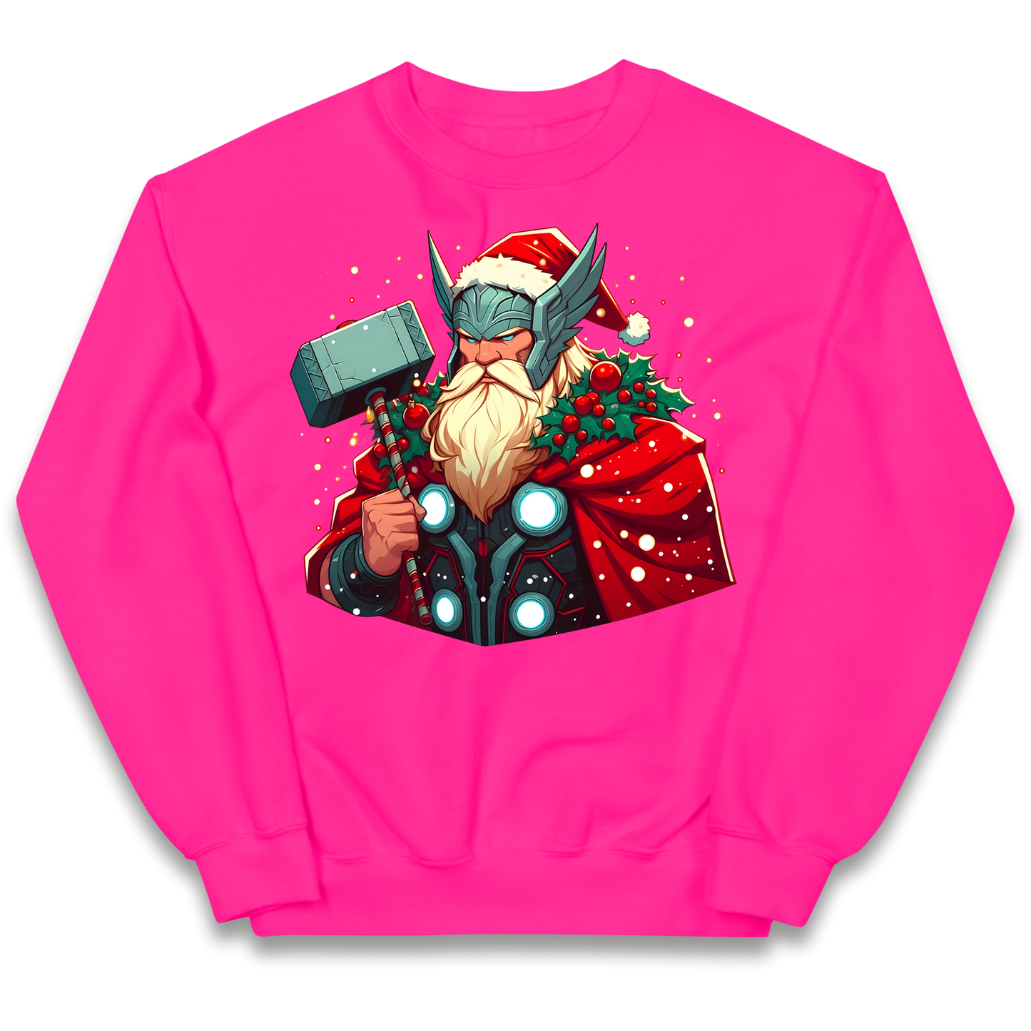 Viking Thor Santa kids sweatshirt