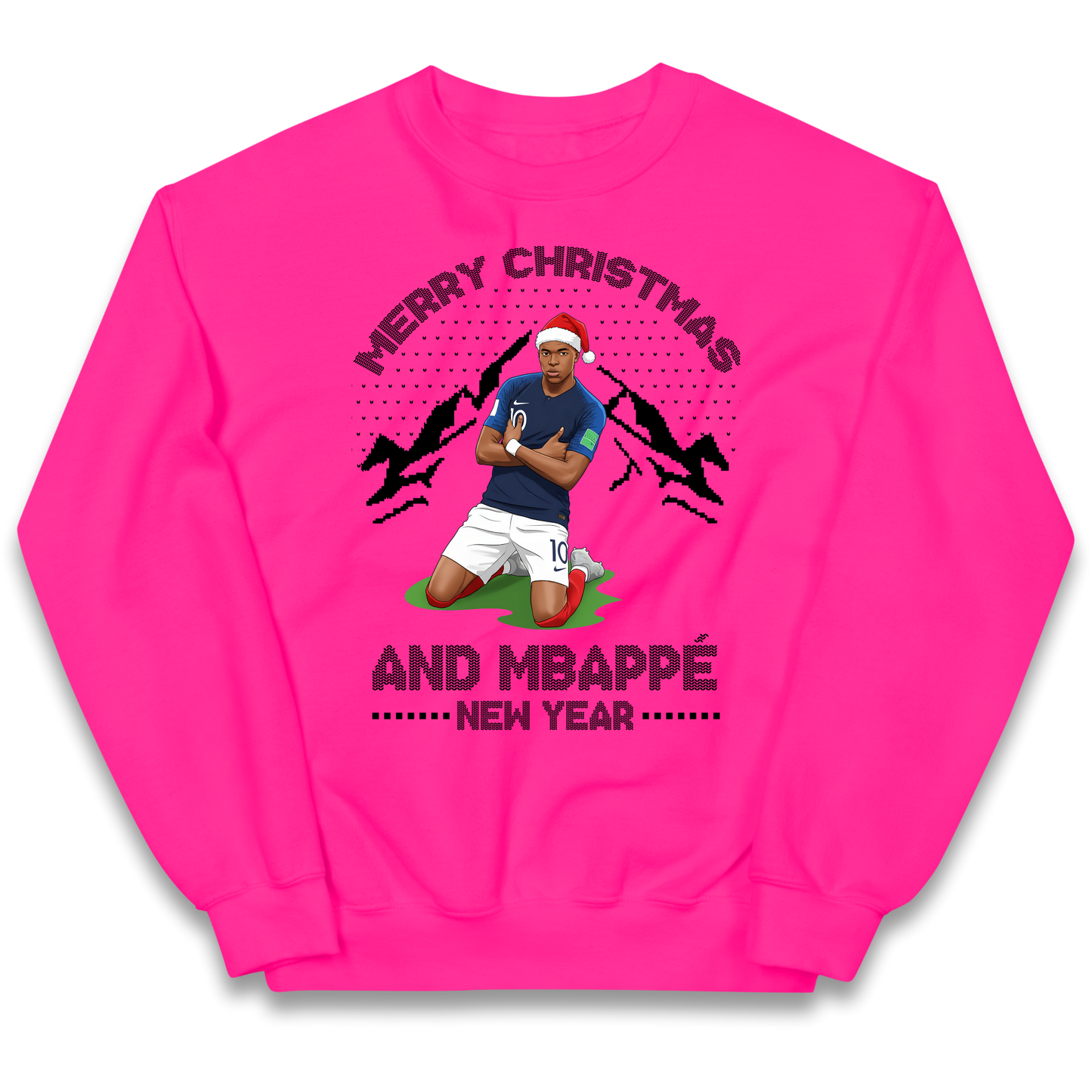 Mbappe Christmas Kids Sweatshirt
