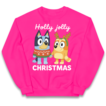 Kids Bluey Christmas Sweater
