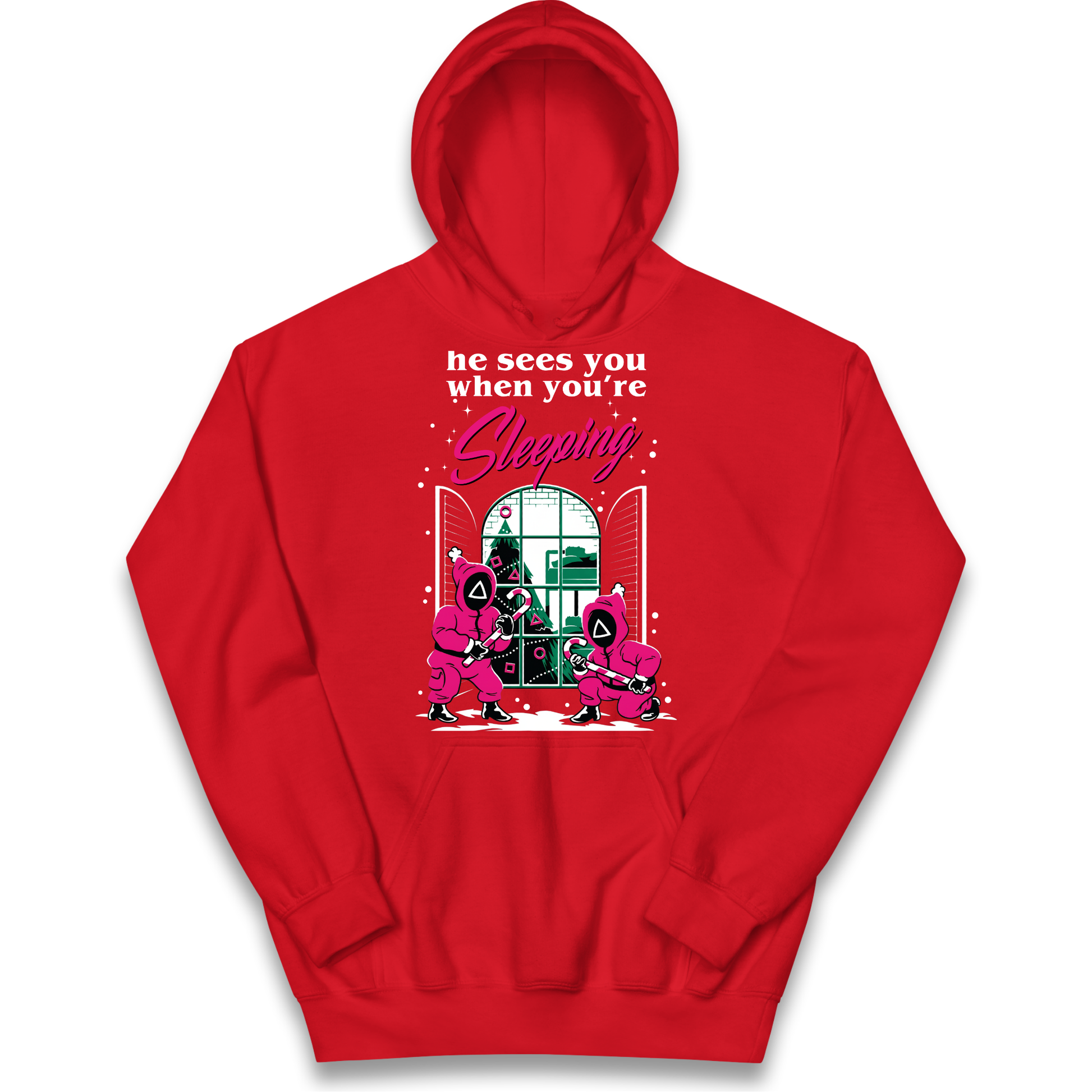 Squid Games Xmas Kids Hoodie
