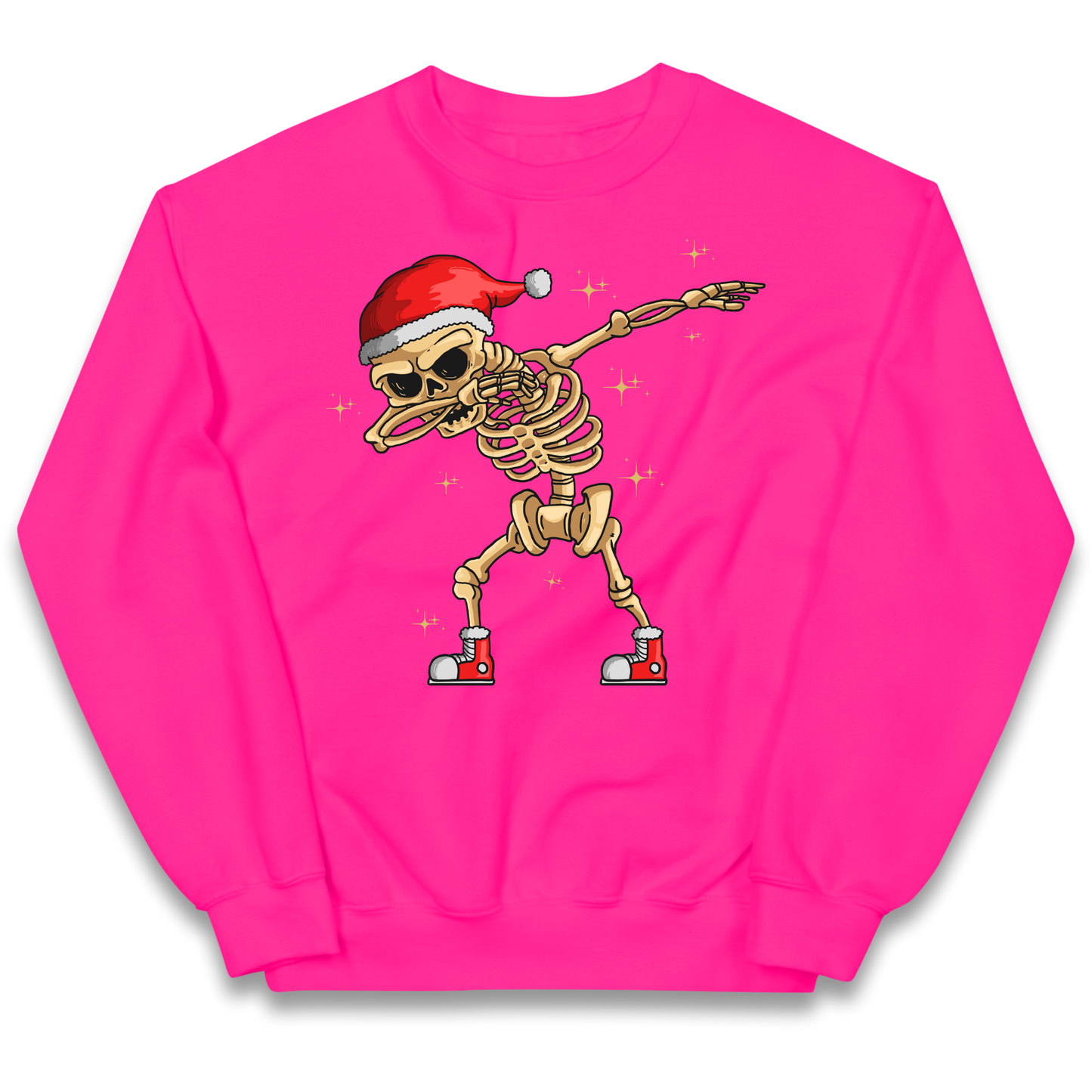 Santa Skellington Dabbing Christmas kids sweatshirt