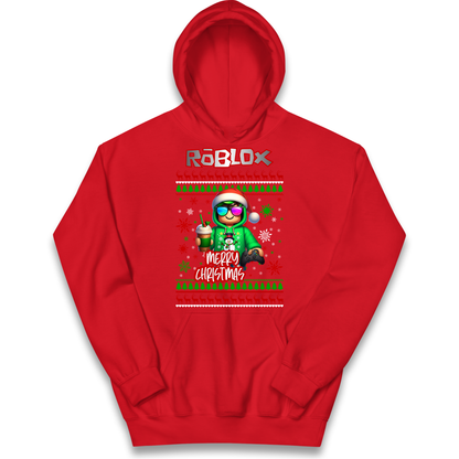 Roblox Merry Christmas Kids Hoodie