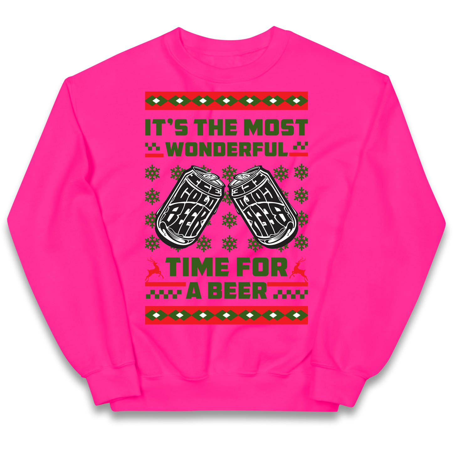 Its The Most Wonderful Time For A Beer Christmas kids sweatshirt