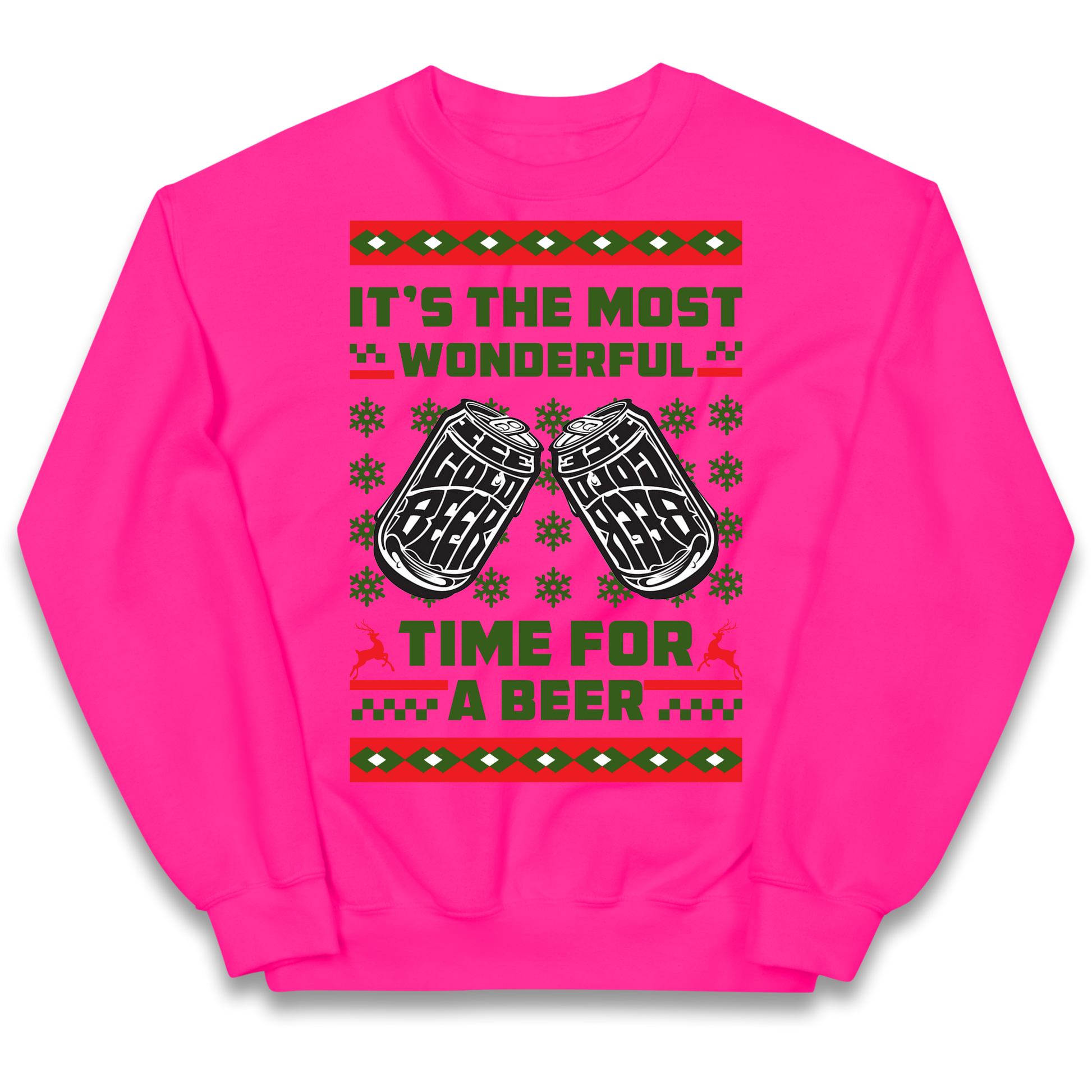 Its The Most Wonderful Time For A Beer Christmas kids sweatshirt