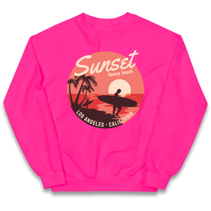Sunset Venice Beach kids sweatshirt