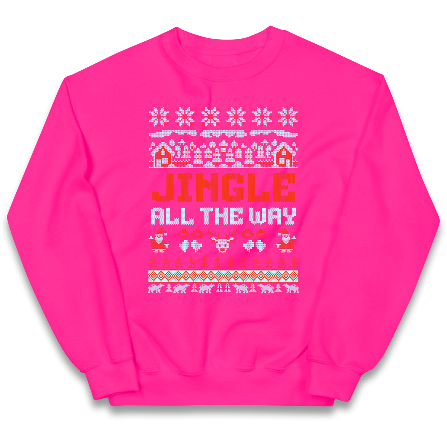 Jingle All The Way Christmas kids sweatshirt