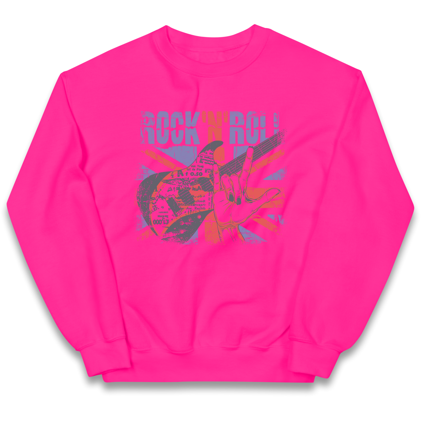 Rock N Roll Union Jack kids sweatshirt