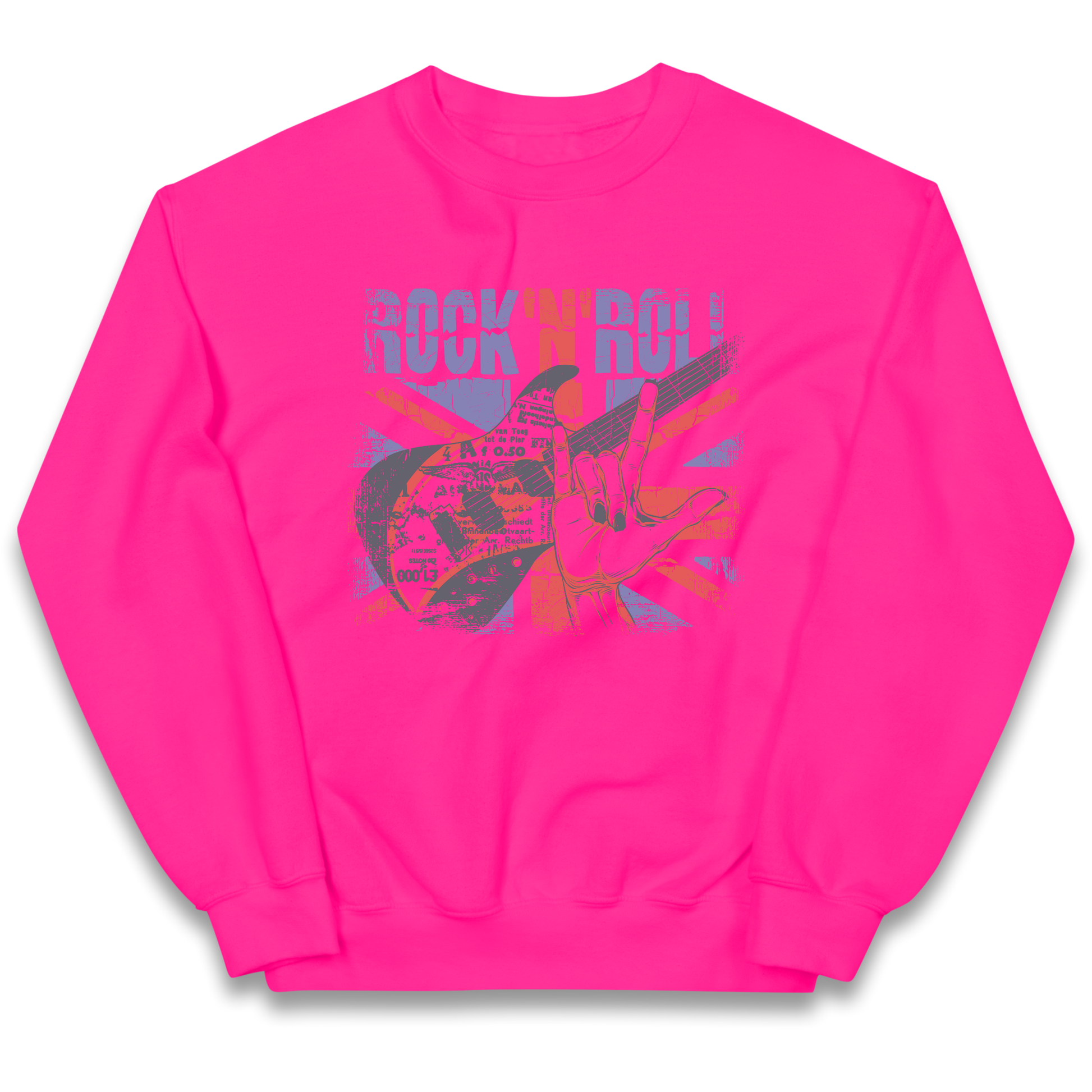 Rock N Roll Union Jack kids sweatshirt