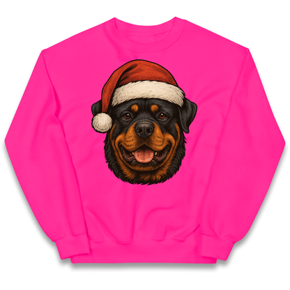 Rottweiler Christmas Kids Jumper