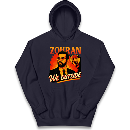 Zohran Mamdani Kids Hoodie