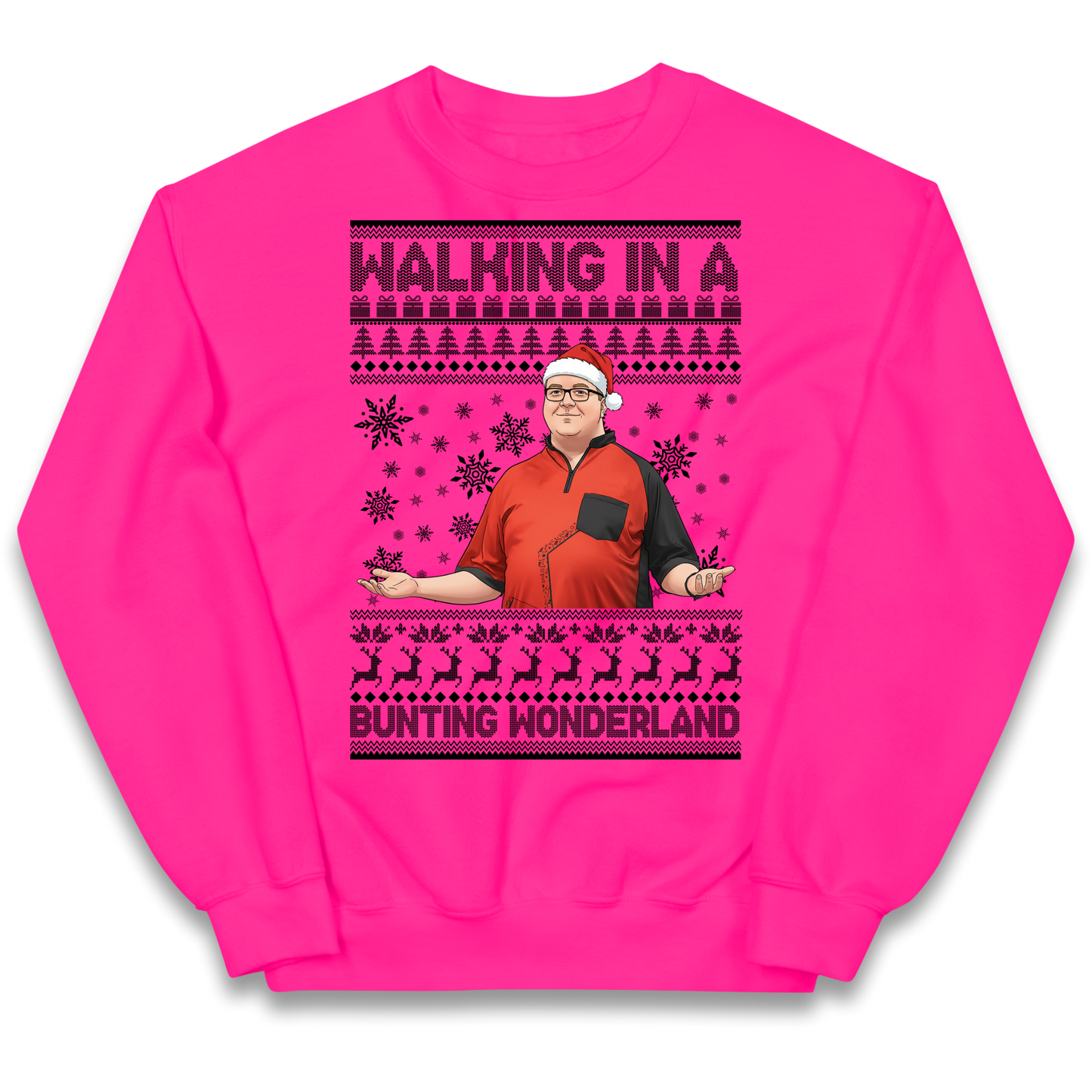 Bunting Wonderland Kids Sweatshirt