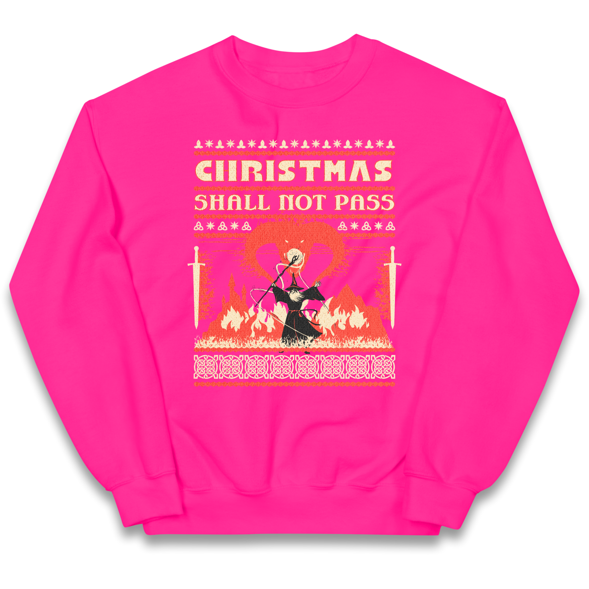 Christmas Shall Not Pass kids sweatshirt