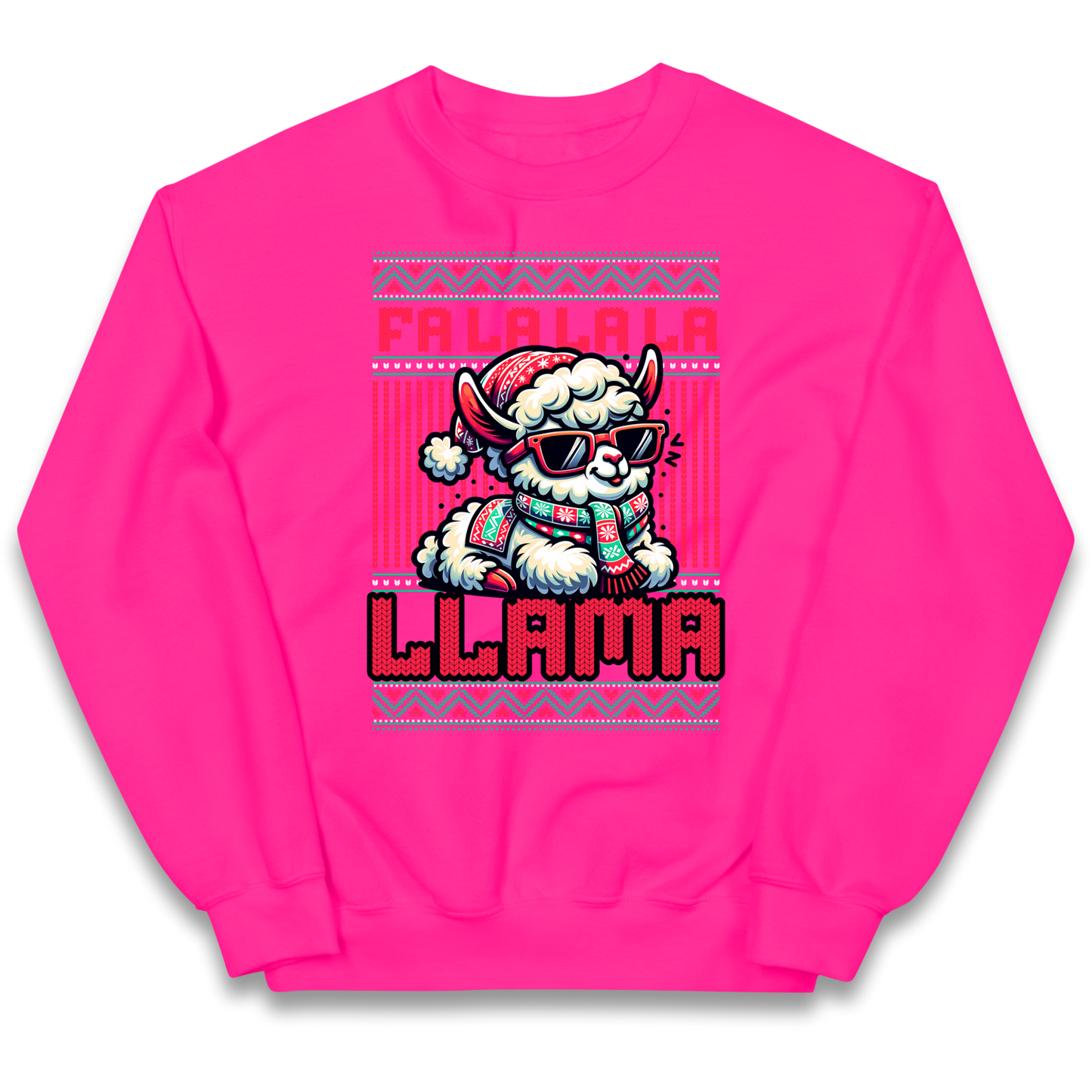 FA LA LA LA LLAMA kids sweatshirt