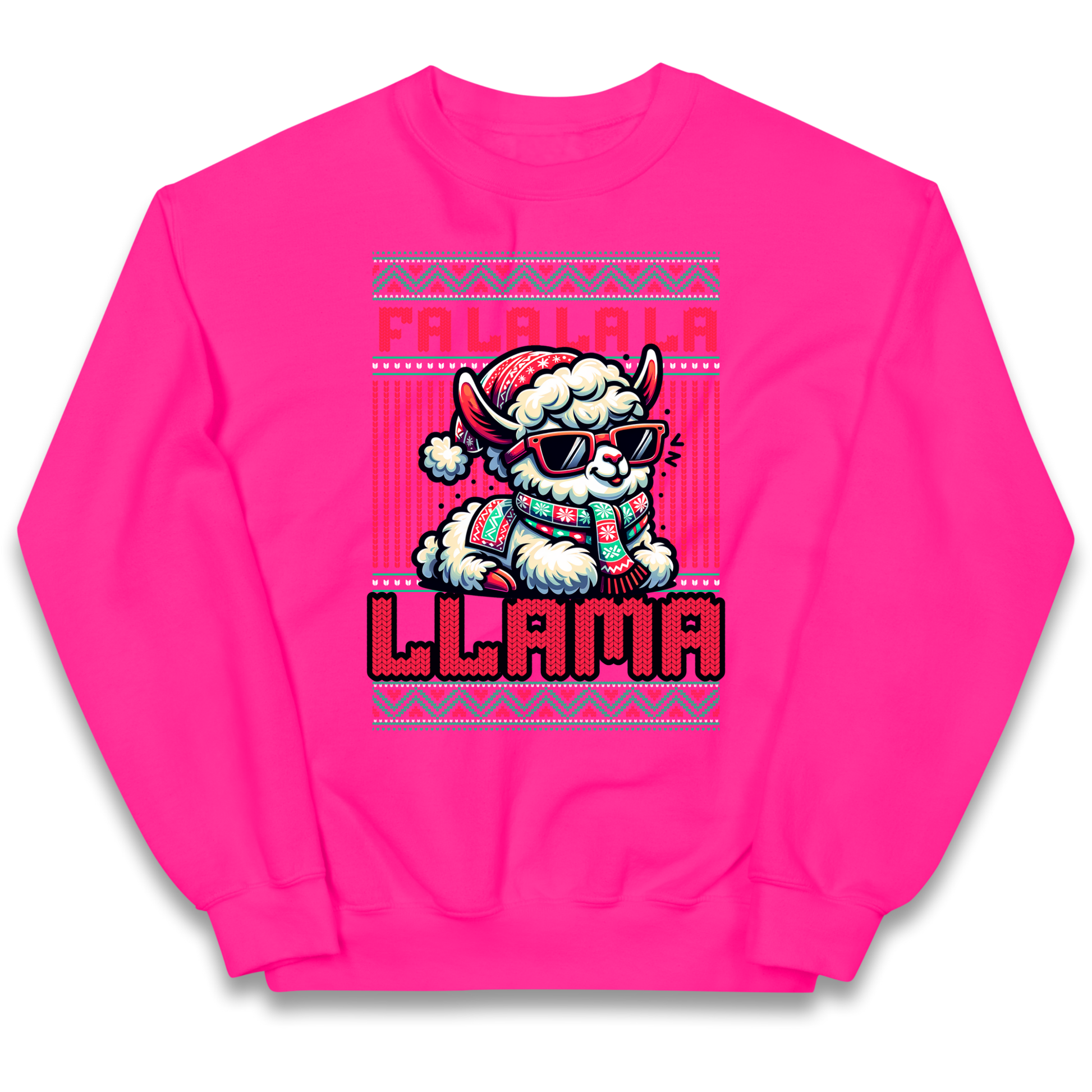 FA LA LA LA LLAMA kids sweatshirt
