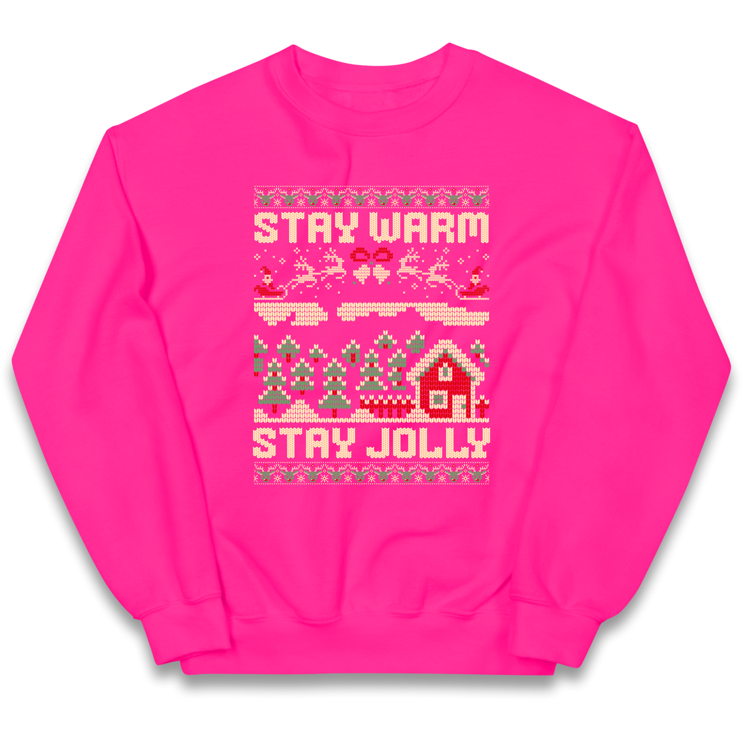 Stay Warm Stay Jolly Christmas kids sweatshirt