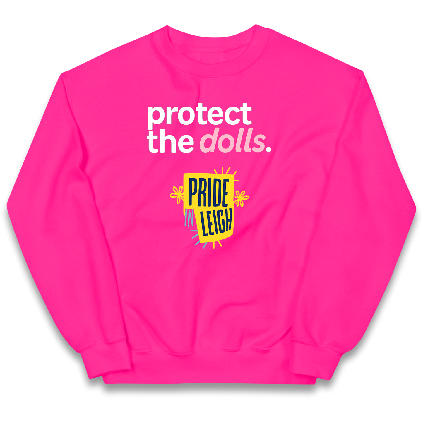 Protect The Dolls Slogan kids sweatshirt