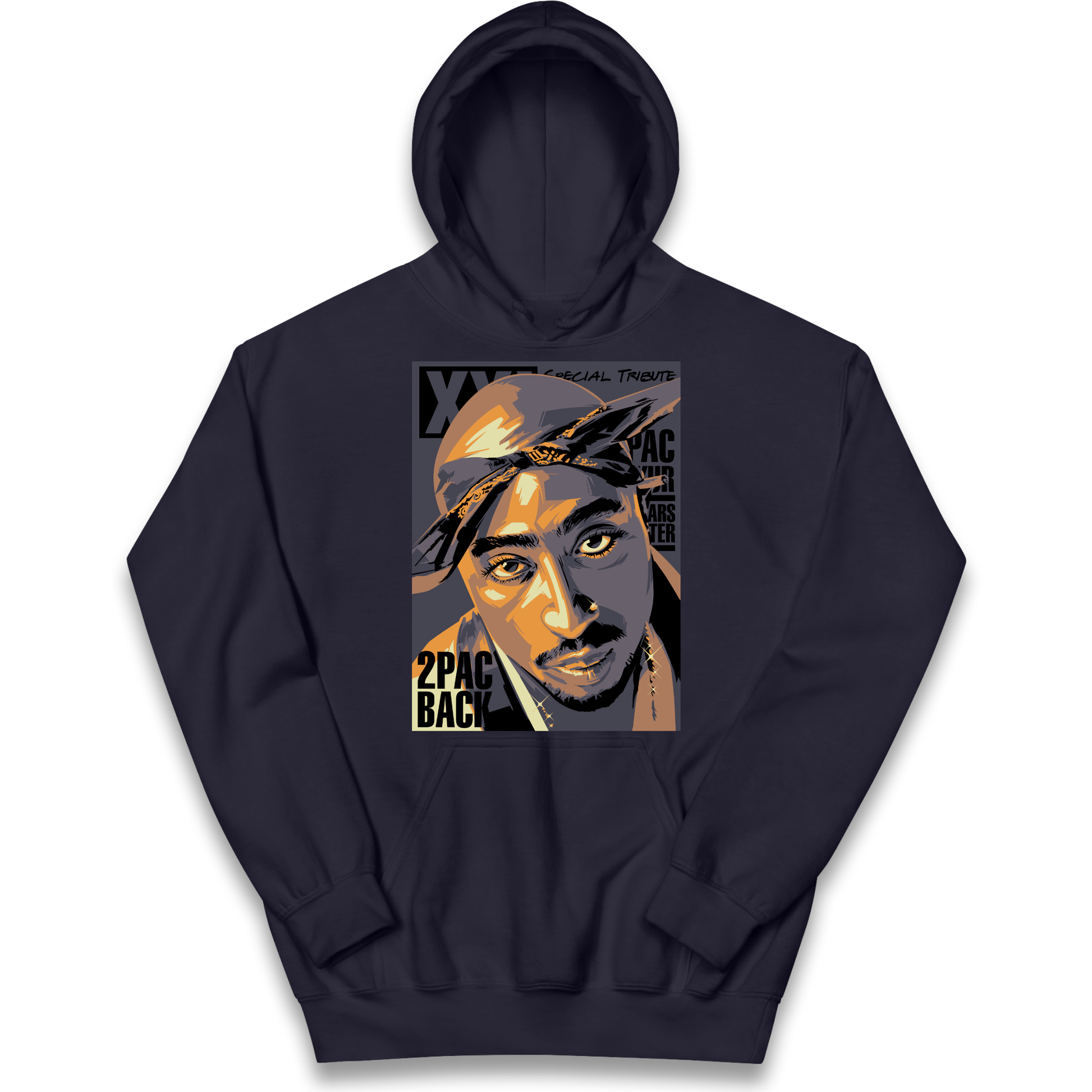 2 Pac Back Kids Hoodie