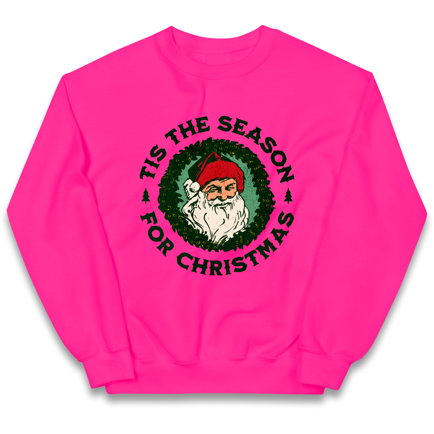 Tis The Season Santa Claus Christmas kids sweatshirt